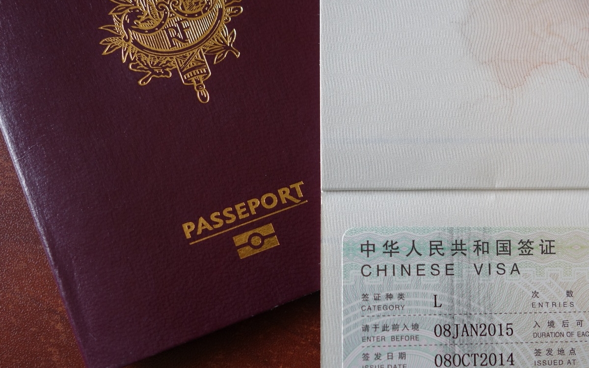 Le visa chinois